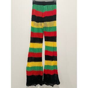 Win win apparel 2000s Reggae Crotchet Pants Rasta size Size